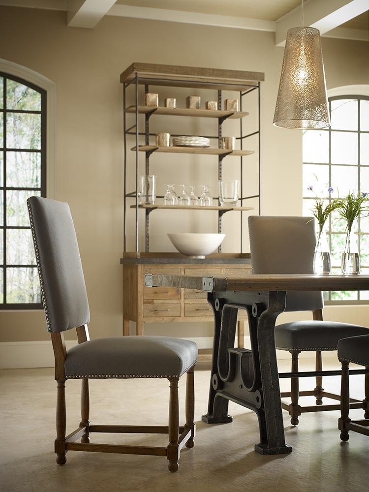 Four Hands Ashford Connor Dining Chair w/ Nailhead Trim Belfort Furniture Dining Side Chairs